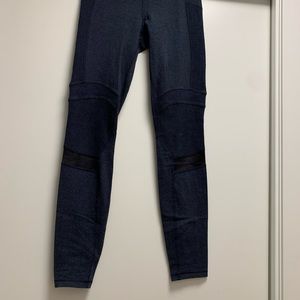 High waisted navy Lululemon leggings
